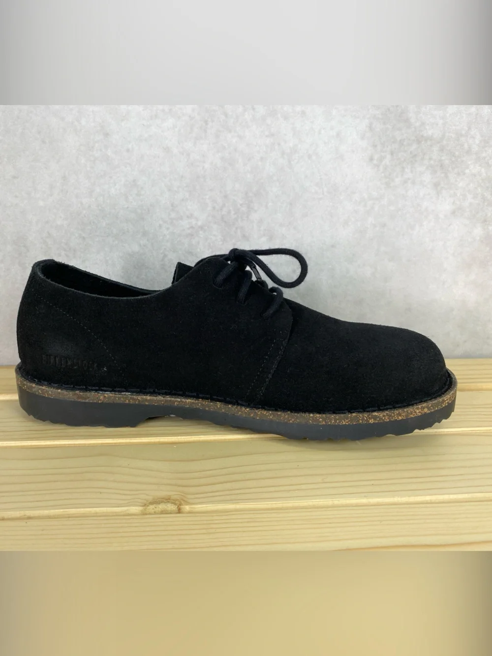 Birkenstock Uppsala Low Suede Leather Black Casual Comfot Oxfords Shoes 42 EUR